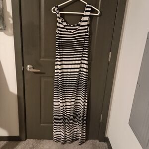 Merona Striped Maxi Dress